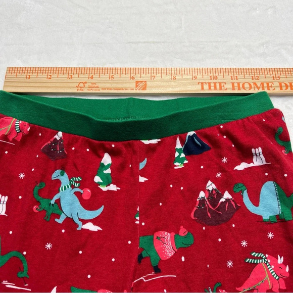 WONDERSHOP Womens Dinosaur Christmas Pajamas Red Size Small - Picture 10 of 12
